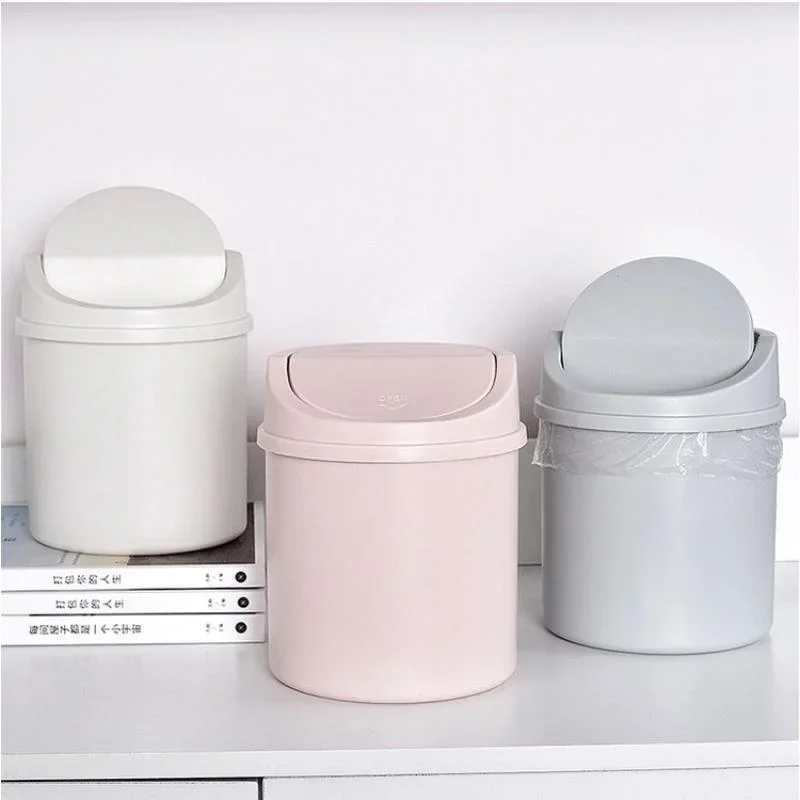 Commercial Kitchen Bin - ミニデスクトップゴミ箱（蓋付き）ゴミ箱オーガナイザー寝室オフィスデスク収納ボックス車キッチンバスルーム用ゴミ箱