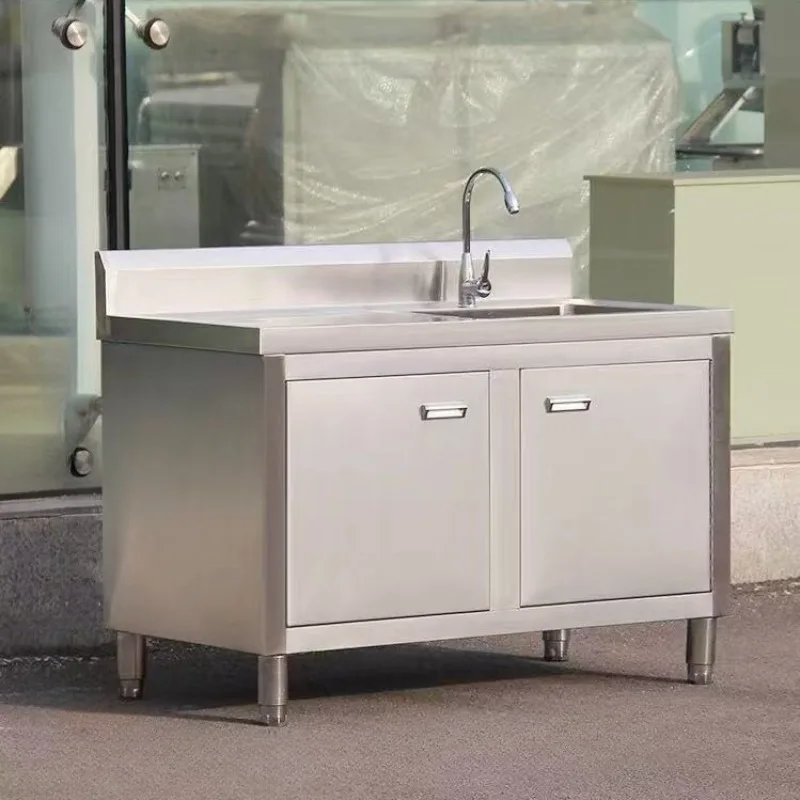 特厚ステンレス製キッチンシンク、業務用・家庭用一体型キャビネ - Commercial Kitchen Worktops のレビューと価格