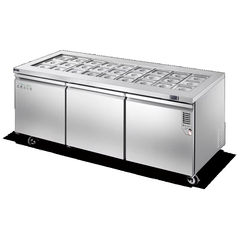 業務用ワークトップ冷蔵庫冷凍庫、急速冷却、省エネ、ステンレス - Commercial Kitchen Worktops のレビューと価格