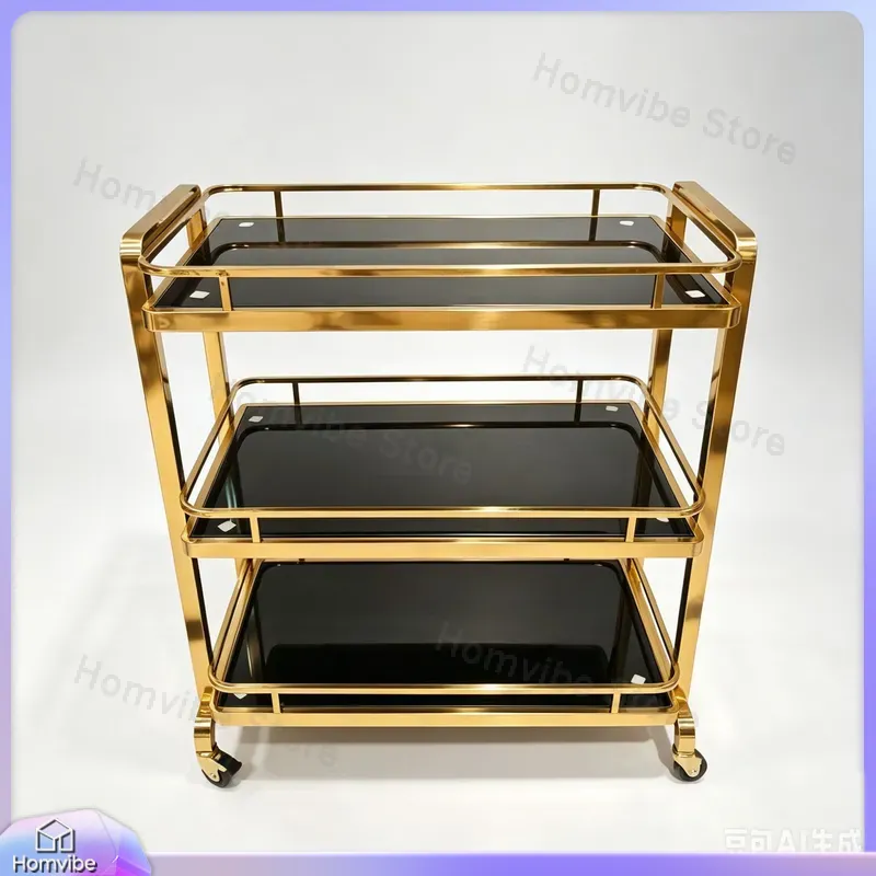 ステンレス製3段式移動式キッチンワゴン、業務用レストラン、フ - Commercial Kitchen And Bar のレビューと価格